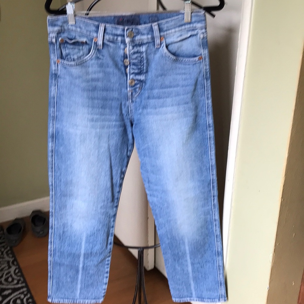 Lucky Brand Light Blue Cropped Ankle Jeans